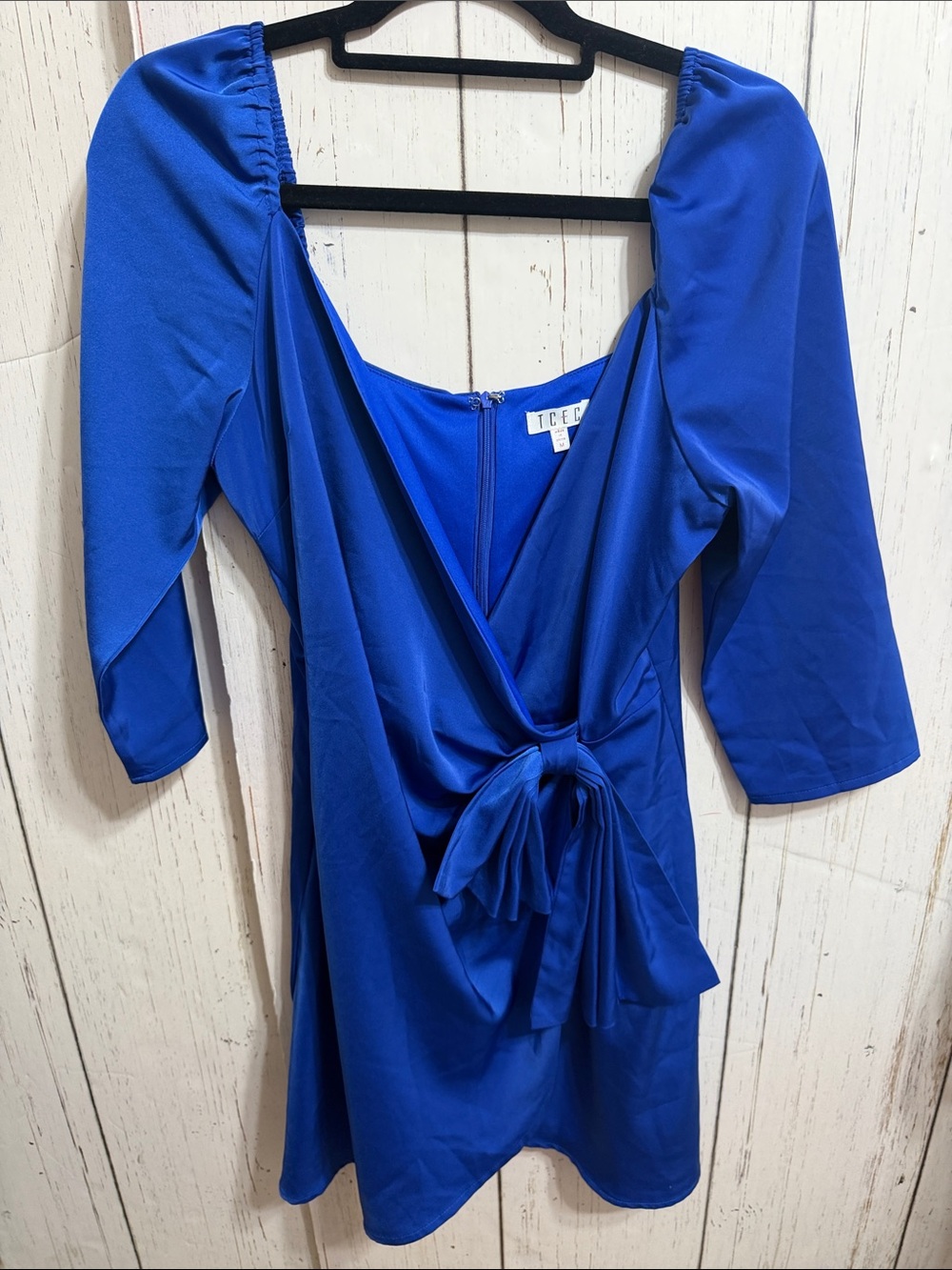 TCEC Cobalt Blue Wrap Dress